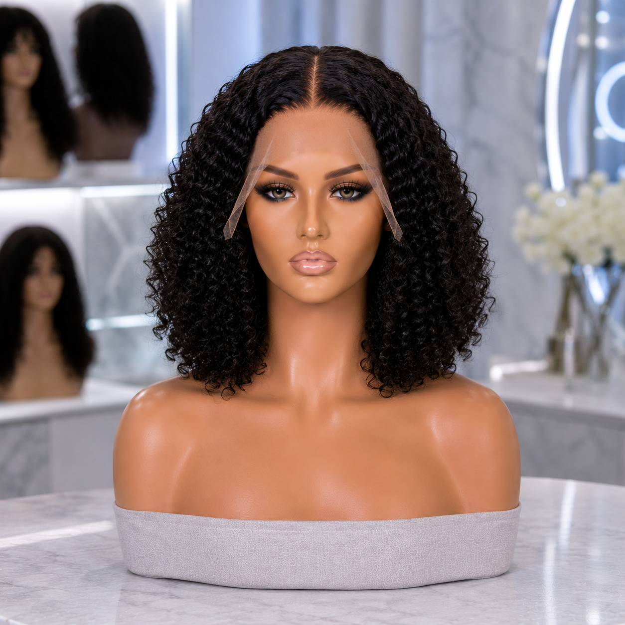 Curly Human Hair - 10 InchCurly Human Hair - 10 Inch